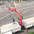 Grue hydraulique montée sur camion à flèche articulée de 8 tonnes en provenance de Chine, cylindre fabriqué en Chine